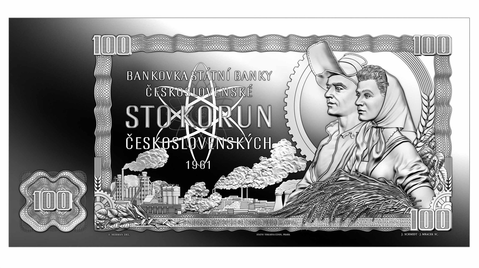 CZK 100 banknote (obverse)
